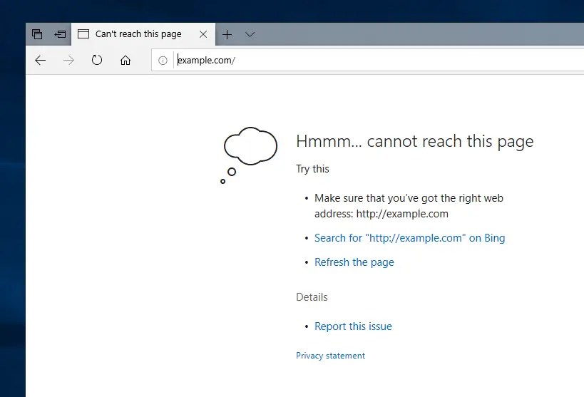 Windows10エッジブラウザ07でWebサイトをブロックする